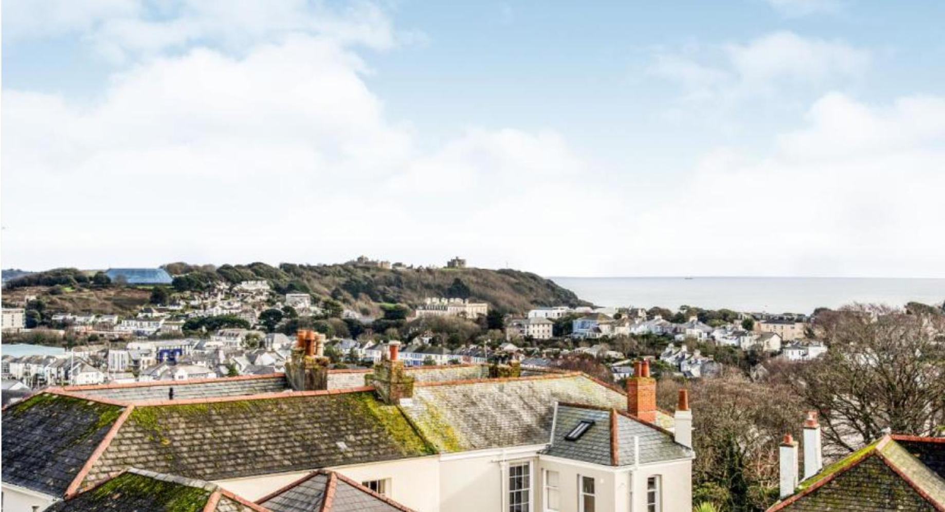 Falmouth Townhouse With Panoramic Sea View Terrace Экстерьер фото